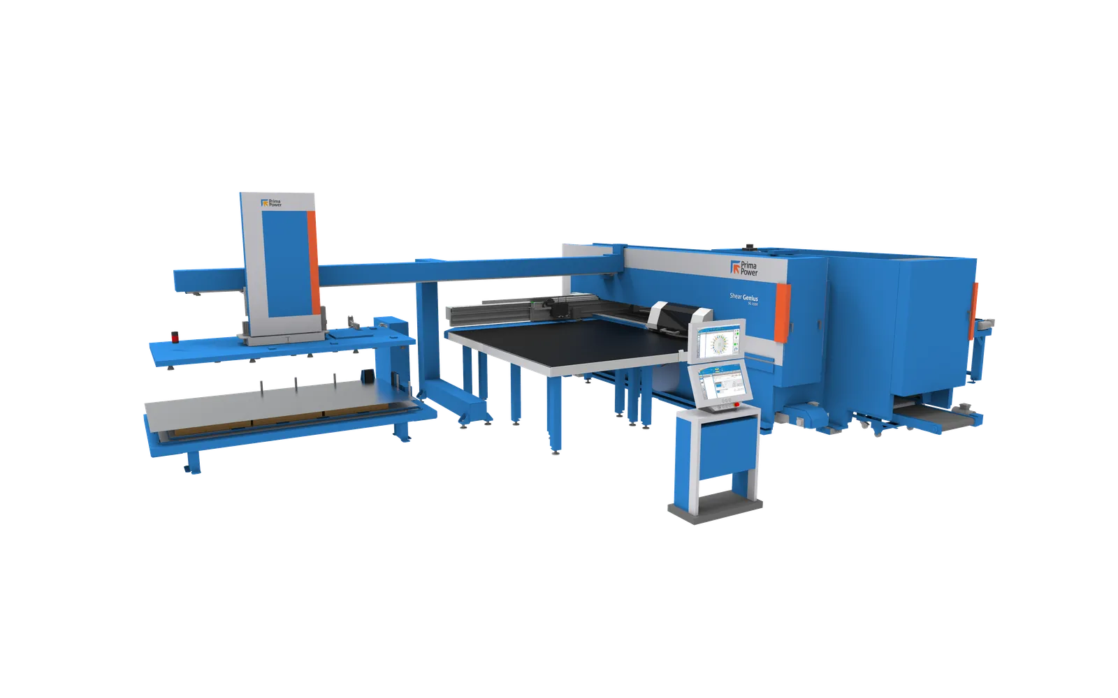 Linie servo-electrică Prima Power Shear Genius cu ștanțare și forfecare integrată