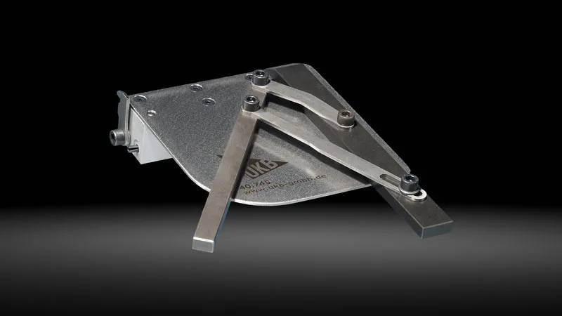 Raportor magnetic UKB GmbH — accesoriu pentru verificarea precisă a unghiului de îndoire pe prese abkant