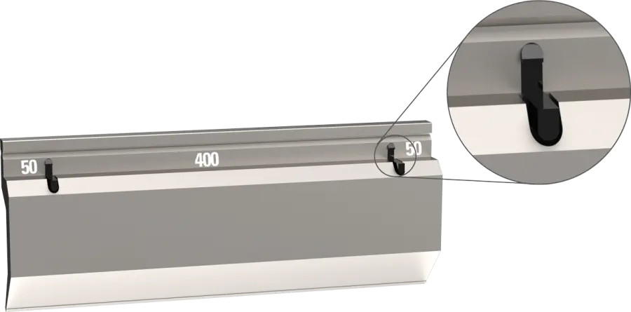 UKB Trumpf system punch with Simple Clamp, 500 mm long