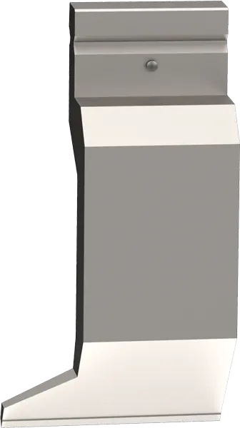 UKB Trumpf system punch with safety pin, 100 mm, left horn extension