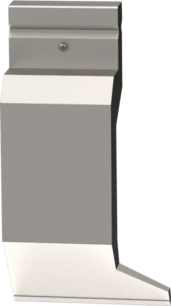 UKB Trumpf system punch with safety pin, 100 mm, right horn extension