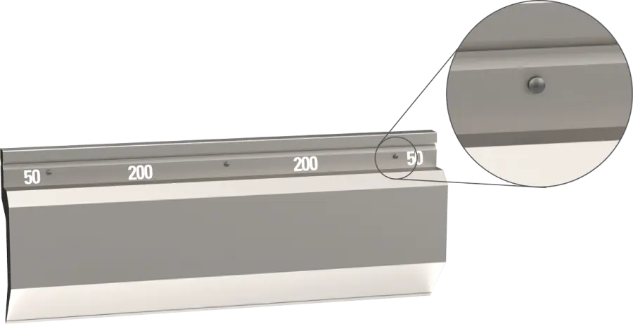 UKB Trumpf system punch with safety pins, 500 mm long