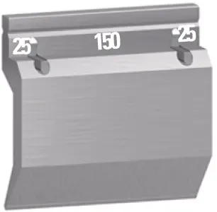 UKB Wila system punch with Simple Clamp, 200 mm long